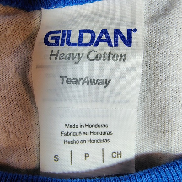 IKS Bigfoot Sasquatch League Baseball T Shirt Mens Small White Blue Raglan Tee - Picture 4 of 7